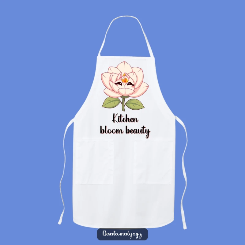 Funny Desert Rose Apron: Cook with a Bloom of Laughter!