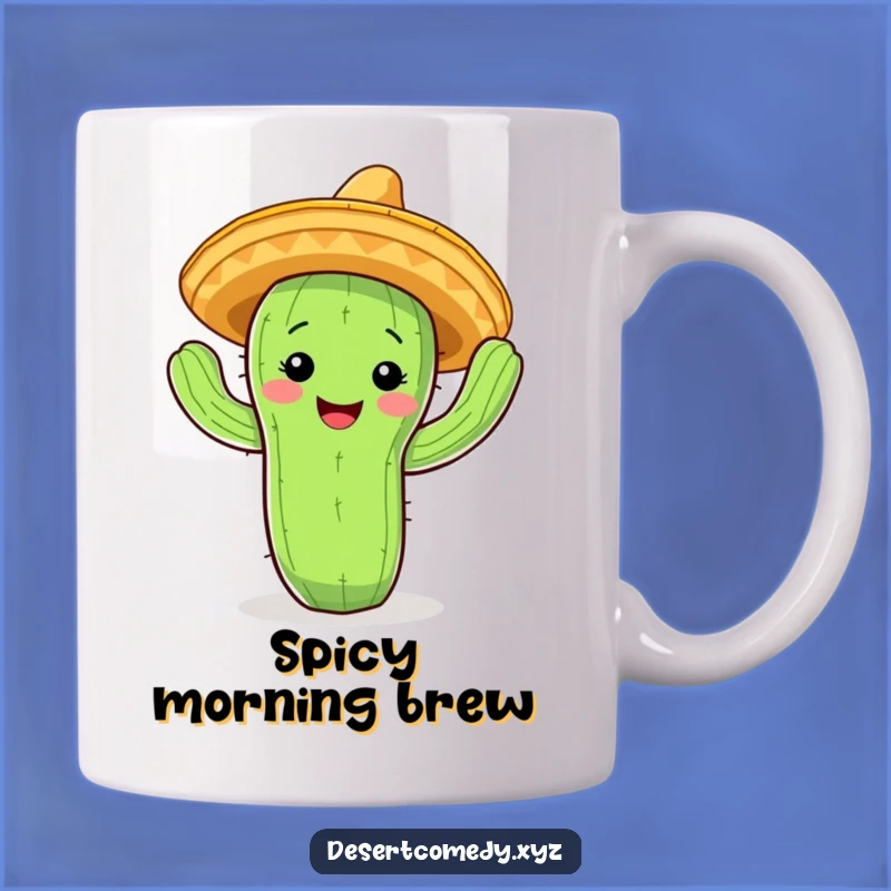 Funny Cactus Fiesta Mug: Hilarious Gift for the Party Plant Lover!