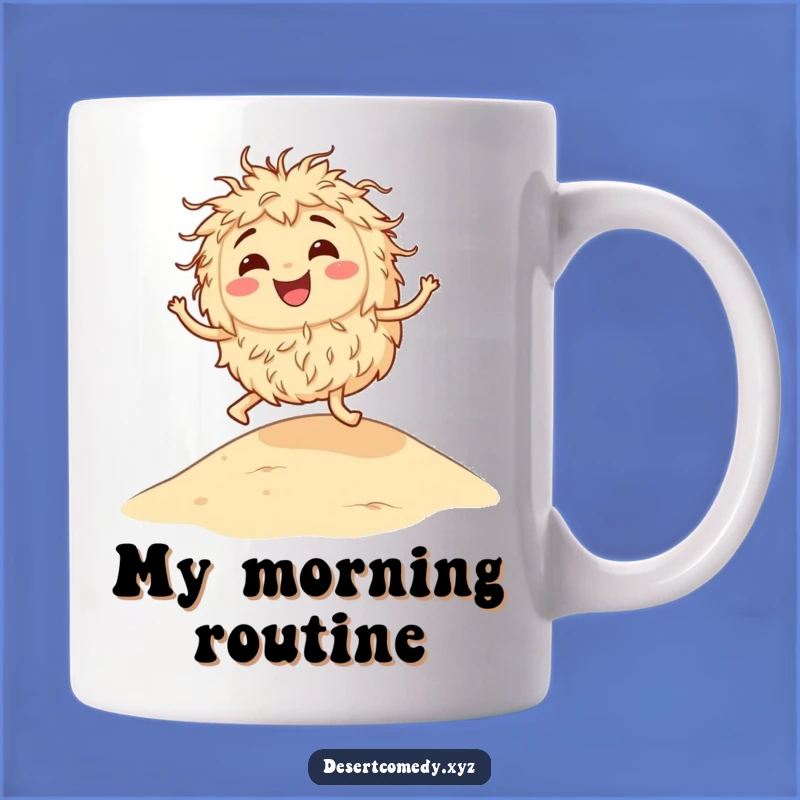 Funny Wandering Tumbleweed Mug, The Perfect Humorous Desert Gift for Friends