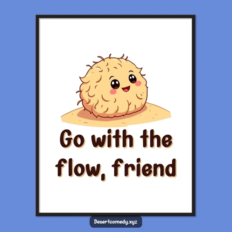 Free Printable Tumbleweed Wall Art: Funny Desert Rolling Downloadable Decor