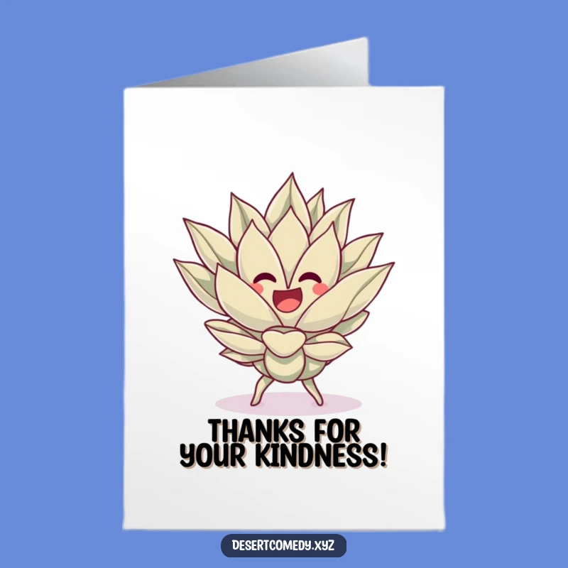 Free Printable Thank You Card: Dancing Agave Gratitude Downloadable Gift
