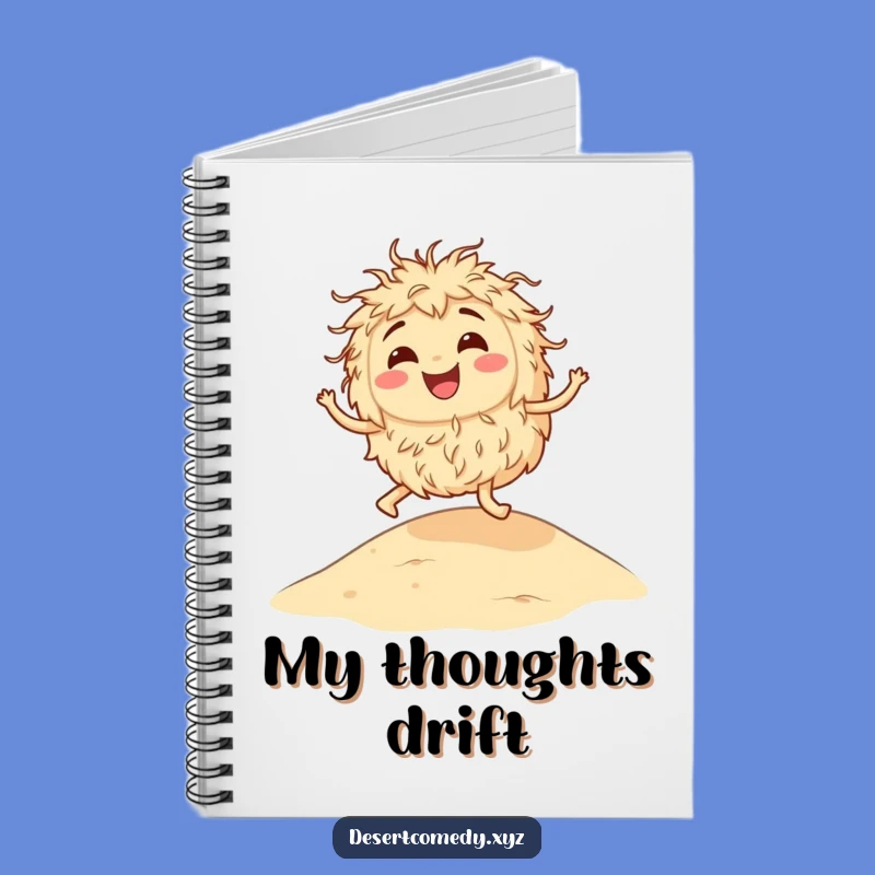 Funny Tumbleweed Journal, Desert Humor Notebook for Your Thoughts, Perfect Funny Gift