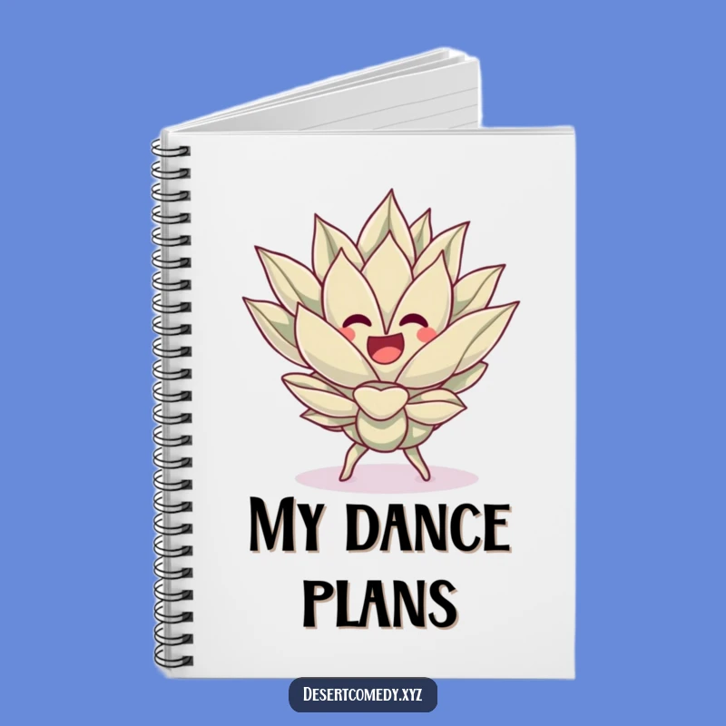 Funny Dancing Agave Journal, Desert Fiesta Notebook, Perfect Funny Gift