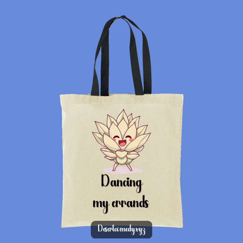 Funny Dancing Agave Tote Bag, Desert Fiesta Carry-All, Great Funny Gift