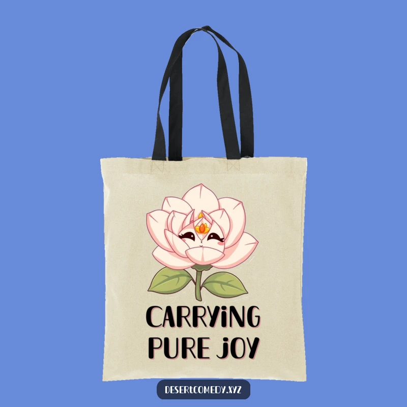 Funny Desert Rose Tote Bag: Carry Your Joyful Blooms!